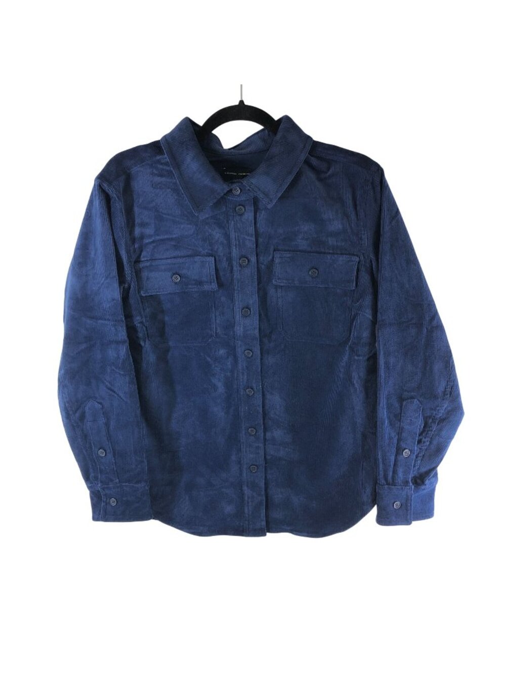Universal Standard Corduroy Greenwich Jacket Shacket Navy Blue 4XS US 00-0
